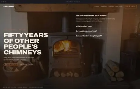 Ashcroft, a finished Yoak Web Design design