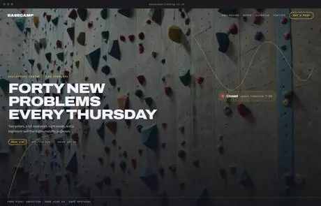Basecamp, a finished Yoak Web Design design