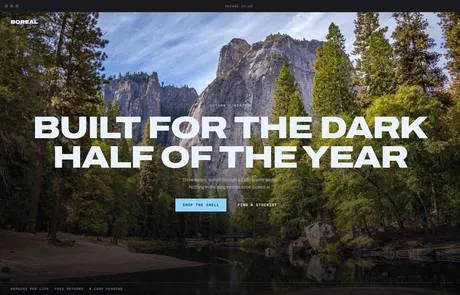 Boreal, a finished Yoak Web Design design