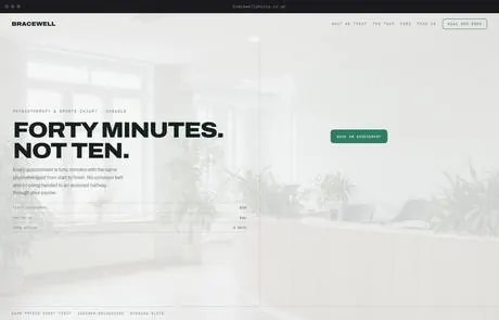 Bracewell, a finished Yoak Web Design design