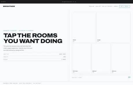 Brightside, a finished Yoak Web Design design