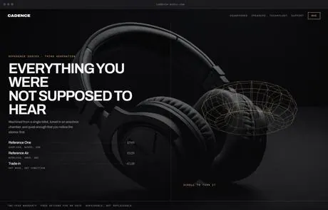 Cadence, a finished Yoak Web Design design
