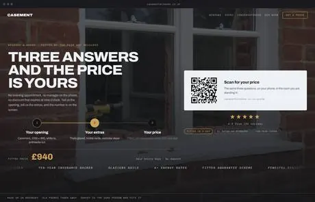 Casement, a finished Yoak Web Design design
