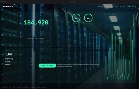 Console, a finished Yoak Web Design design