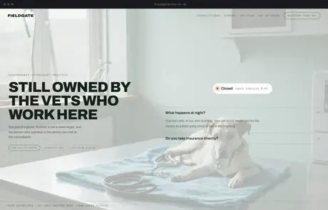 Fieldgate, a finished Yoak Web Design design