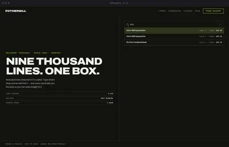 Fothergill, a finished Yoak Web Design design