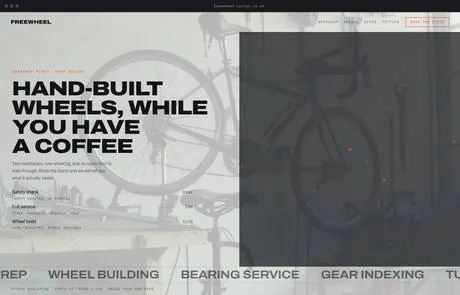 Freewheel, a finished Yoak Web Design design