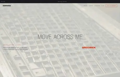 Kerning, a finished Yoak Web Design design