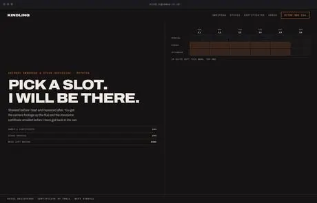 Kindling, a finished Yoak Web Design design