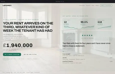 Latchkey, a finished Yoak Web Design design