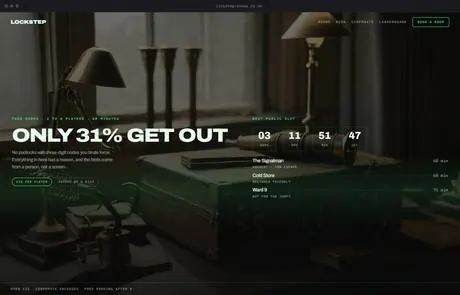Lockstep, a finished Yoak Web Design design