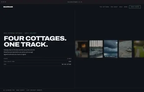 Marram, a finished Yoak Web Design design