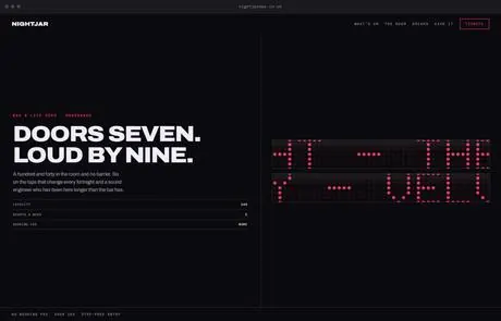 Nightjar, a finished Yoak Web Design design