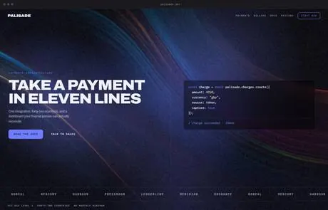 Palisade, a finished Yoak Web Design design