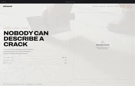 Patchup, a finished Yoak Web Design design