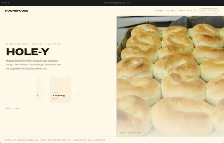 Roundhouse, a finished Yoak Web Design design