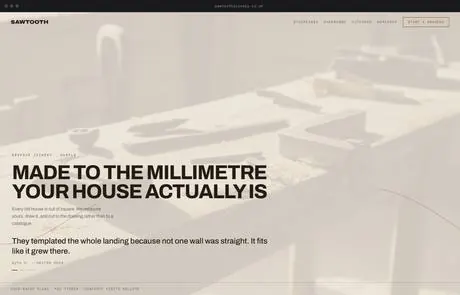 Sawtooth, a finished Yoak Web Design design