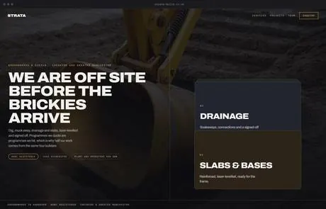 Strata, a finished Yoak Web Design design