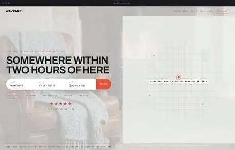 Wayfare, a finished Yoak Web Design design